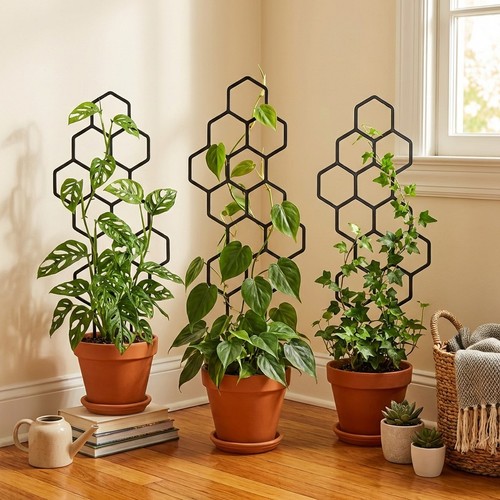 2pcs honeycomb plant trellis - honeycomb,