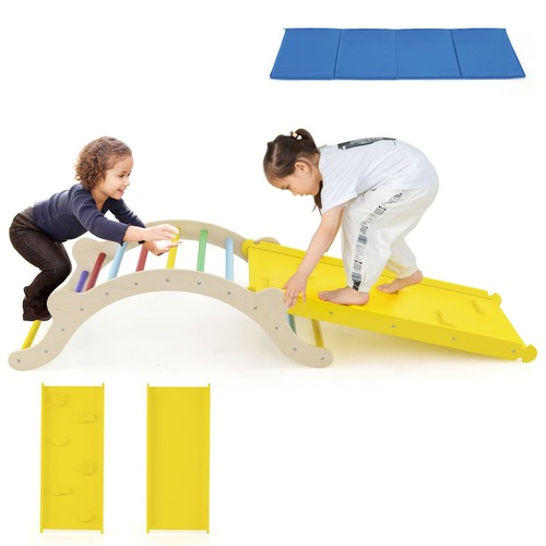 Costway wooden climber - costway,