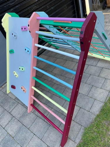 Kids wooden climbing frame - kids,