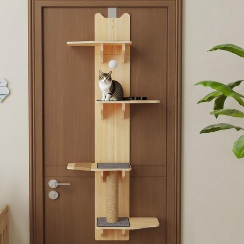 Level cat climber hanging - level,