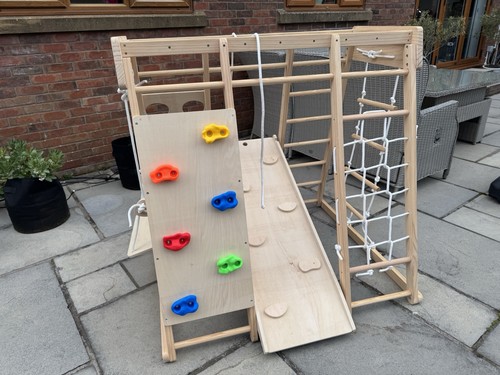 Children wooden climbing - children’s,