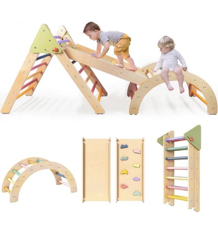Lol fun 3in1 wooden climbing - lol-fun,